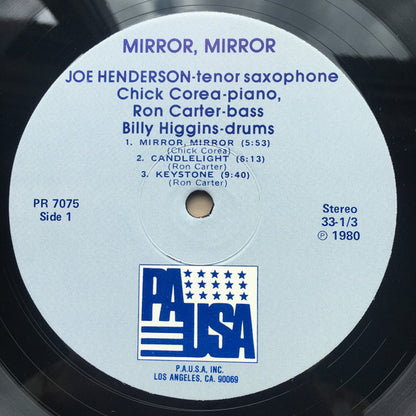 Joe Henderson, Chick Corea, Ron Carter, Billy Higgins : Mirror, Mirror (LP, Album)