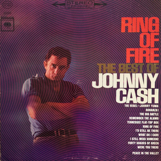 Johnny Cash : Ring Of Fire - The Best Of Johnny Cash (LP, Comp)