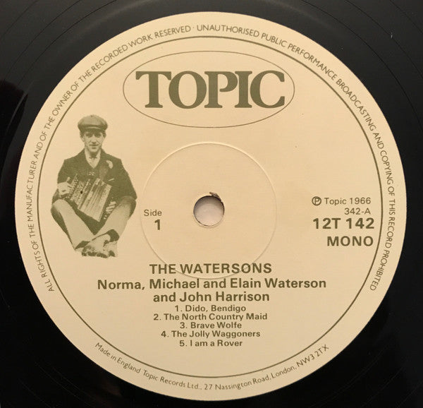 The Watersons : The Watersons (LP, Mono, RE)