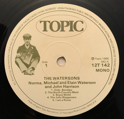 The Watersons : The Watersons (LP, Mono, RE)