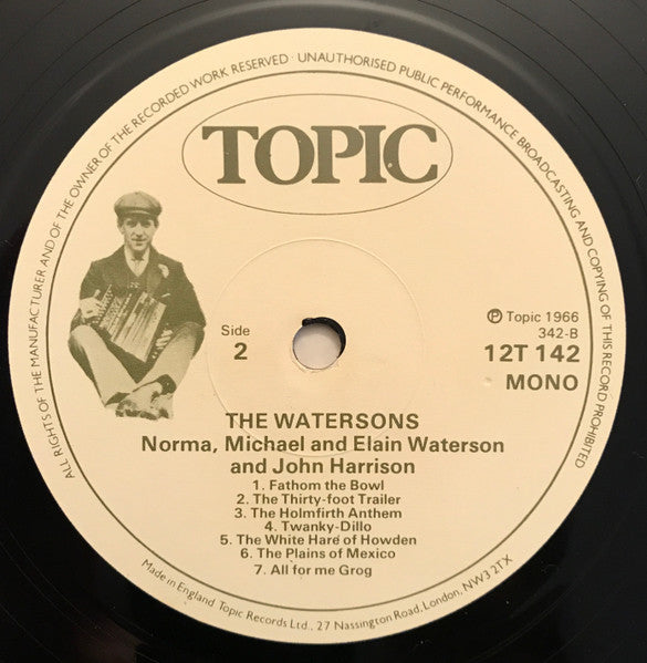 The Watersons : The Watersons (LP, Mono, RE)