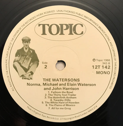 The Watersons : The Watersons (LP, Mono, RE)