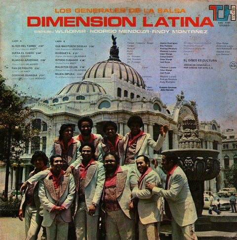Dimension Latina Con Andy Montañez : Los Generales de la Salsa (LP, Album, Gat)