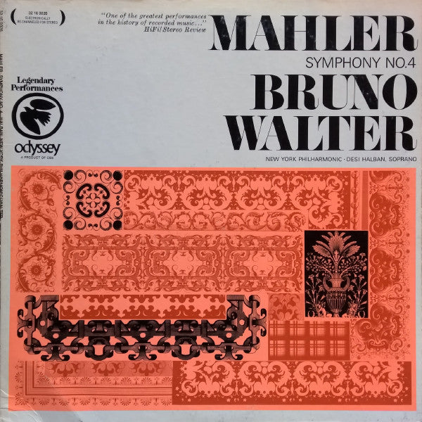 Gustav Mahler - Bruno Walter : Mahler Symphony No. 4 (LP, Album)