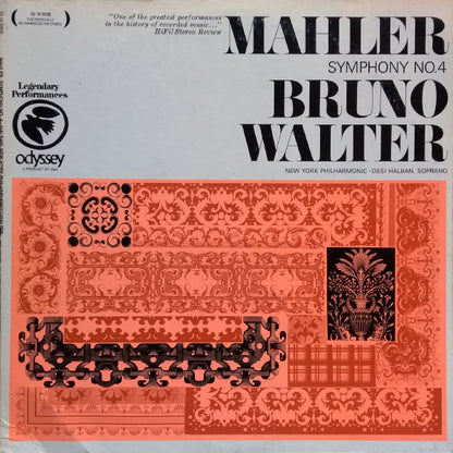 Gustav Mahler - Bruno Walter : Mahler Symphony No. 4 (LP, Album)