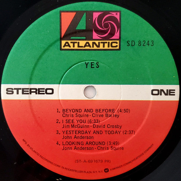 Yes : Yes (LP, Album, RE, PR )