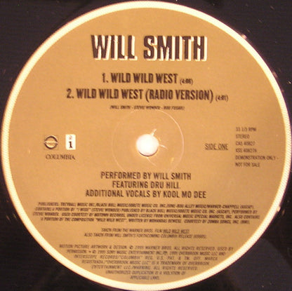 Will Smith : Wild Wild West (12", Single, Promo)