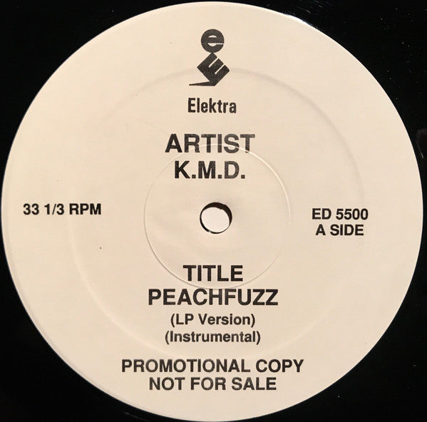 KMD : Peachfuzz / Gasface Refill (12", Single, Promo, Whi)