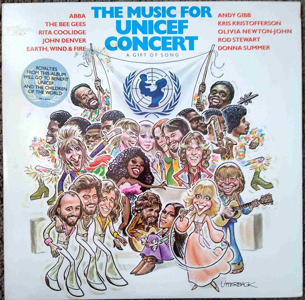 Various : Music For Unicef Concert: A Gift Of Song (LP, Promo)