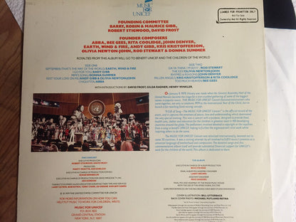 Various : Music For Unicef Concert: A Gift Of Song (LP, Promo)