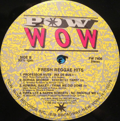 Various : Fresh Reggae Hits (LP, Comp)