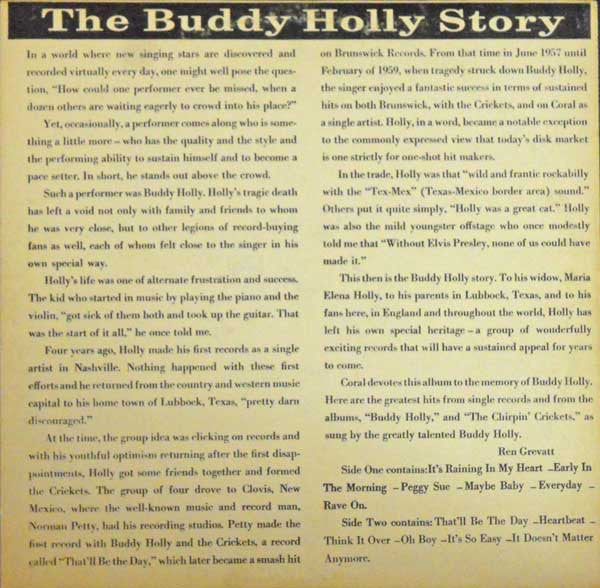 Buddy Holly : The Buddy Holly Story (LP, Comp, Mono)