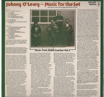Johnny O'Leary : Music For The Set - Music From Sliabh Luachra Vol. 5 (LP, Album)