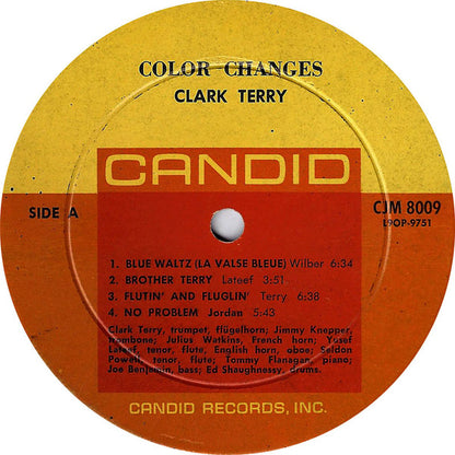 Clark Terry : Color Changes (LP, Album, Mono)