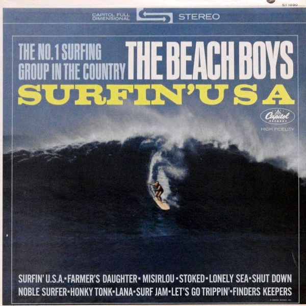 The Beach Boys : Surfin' USA (LP, Album, Scr)