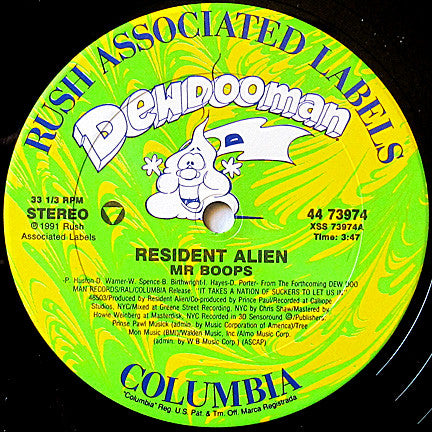 Resident Alien (2) : Mr. Boops (12")