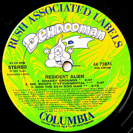 Resident Alien (2) : Mr. Boops (12")