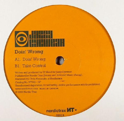 Jazzy Eyewear : Doin' Wrong (12")