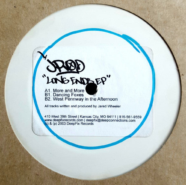 J-Rod : Long Ends EP (12", EP, Ltd, W/Lbl, Sti)