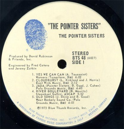 Pointer Sisters : The Pointer Sisters (LP, Album, San)