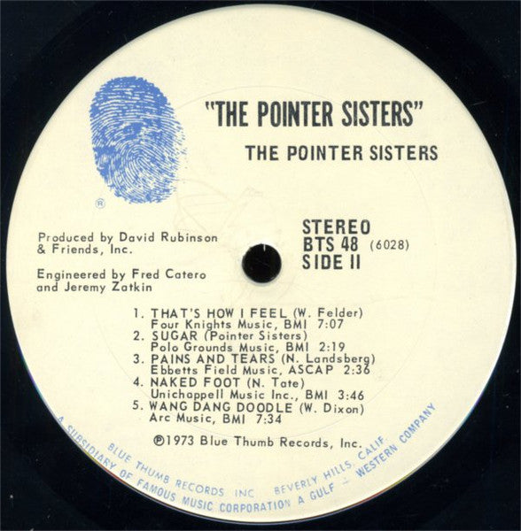 Pointer Sisters : The Pointer Sisters (LP, Album, San)