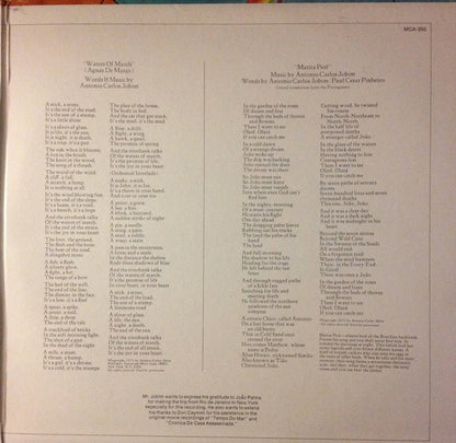 Antonio Carlos Jobim : Jobim (LP, Album, RE, Gat)