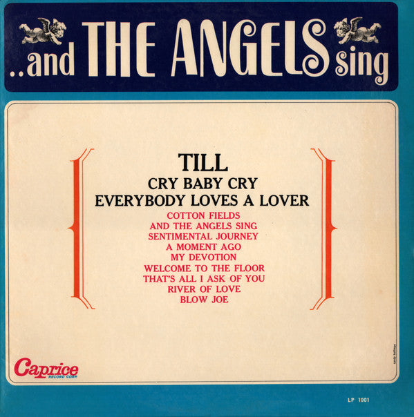 The Angels (3) : And The Angels Sing (LP, Mono)