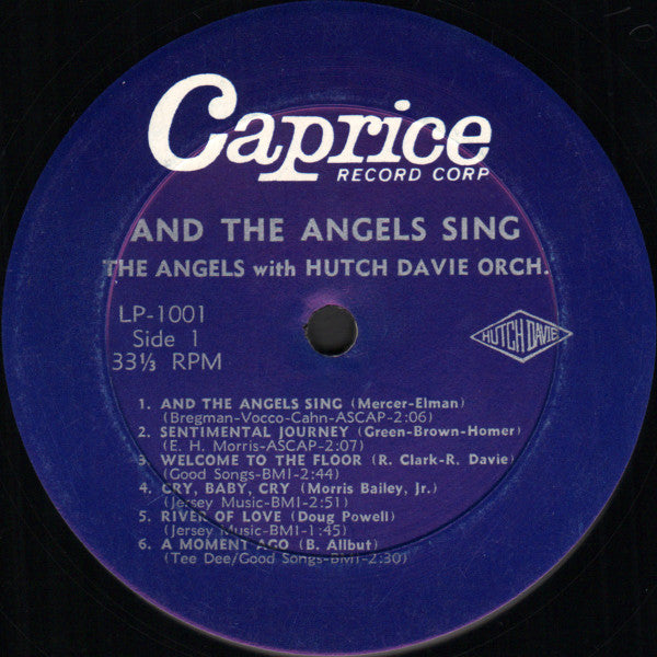 The Angels (3) : And The Angels Sing (LP, Mono)