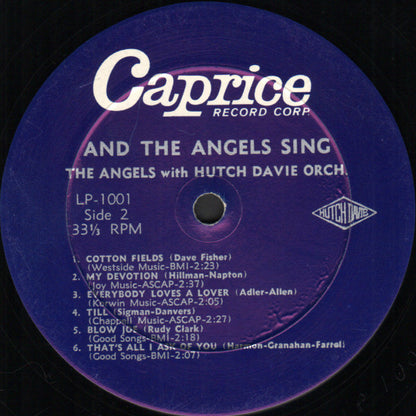 The Angels (3) : And The Angels Sing (LP, Mono)