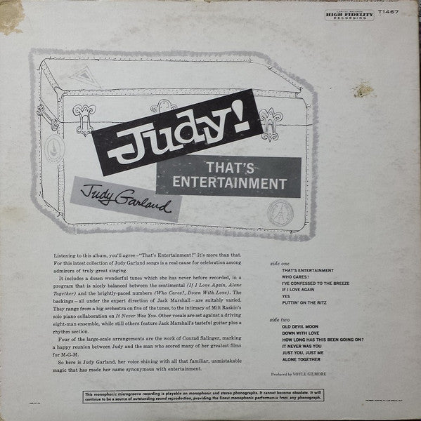 Judy Garland : That's Entertainment! (LP)