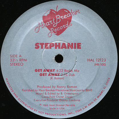 Stephanie (3) : Get Away (12", Single)