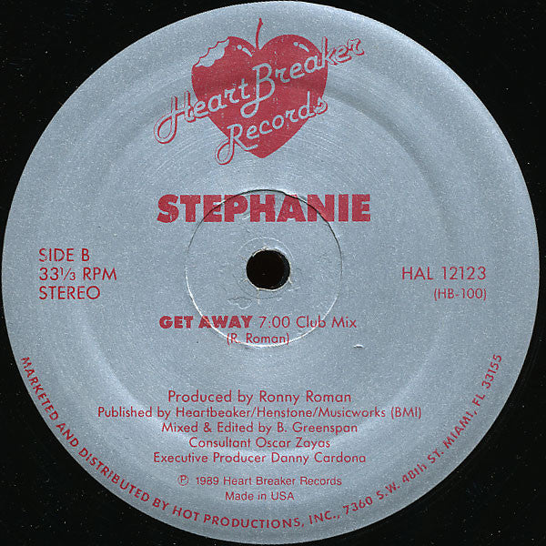 Stephanie (3) : Get Away (12", Single)