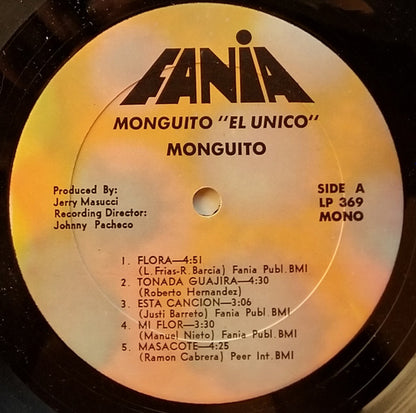 Monguito El Unico Y Su Conjunto : Monguito El Unico Y Su Conjunto (LP, Album, Mono)