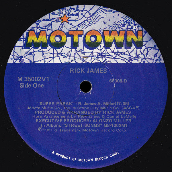 Rick James : Super Freak (12", Single)