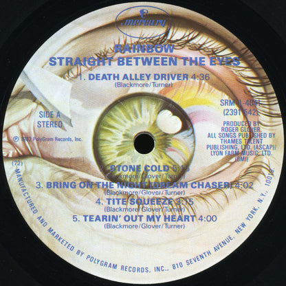 Rainbow : Straight Between The Eyes (LP, Album, PRC)
