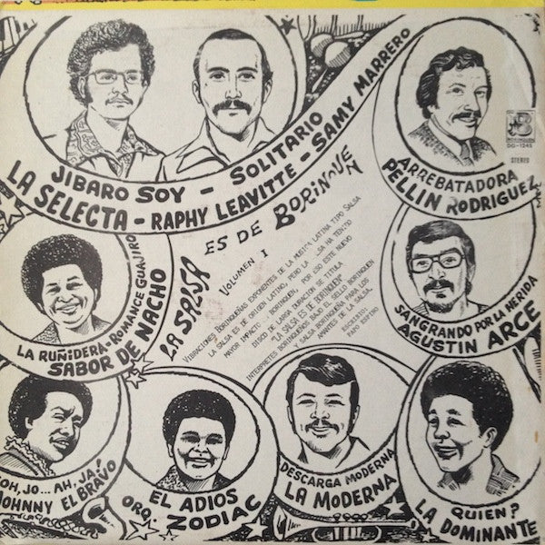 Various : La Salsa Es De Borinquen Vol. 1 (LP, Comp)