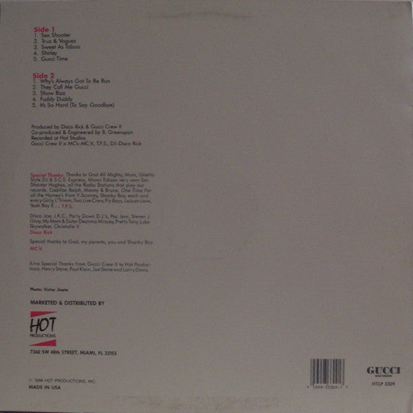Gucci Crew II : What Time Is It? It's Gucci Time (LP, Album)