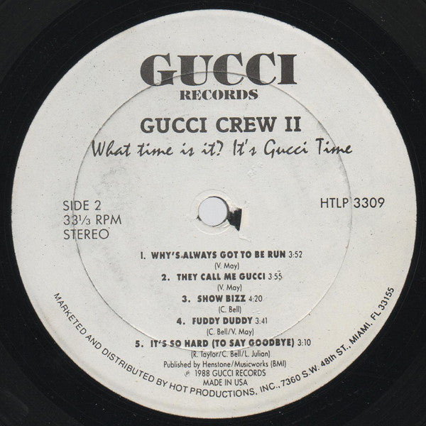 Gucci Crew II : What Time Is It? It's Gucci Time (LP, Album)