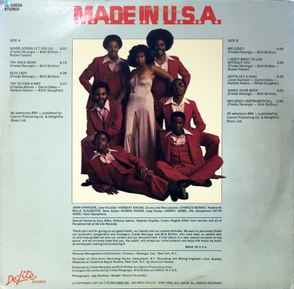 Made In USA : Made In U.S.A. (LP, Album, Rai)