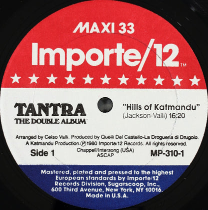 Tantra (2) : The Double Album (2xLP, Album)
