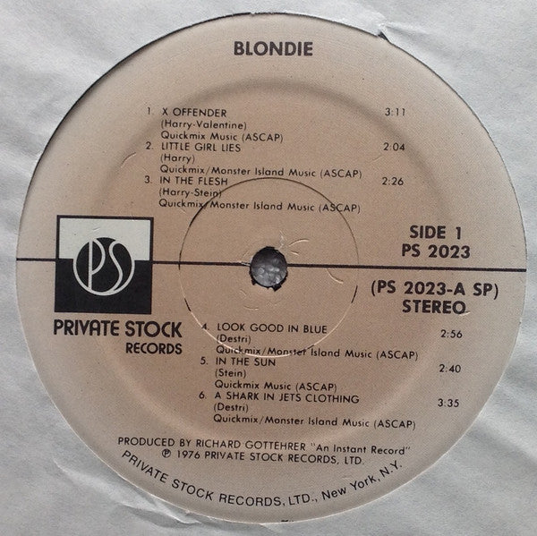 Blondie : Blondie (LP, Album, SRC)