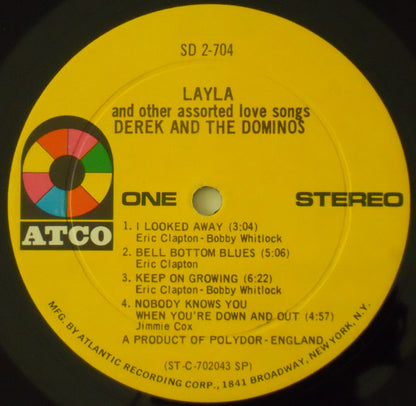 Derek & The Dominos : Layla And Other Assorted Love Songs (2xLP, Album, SP )
