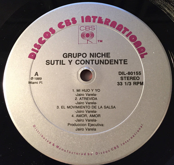 Grupo Niche : Sutil Y Contundente (LP, Album)