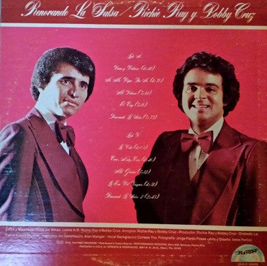Ricardo Ray & Bobby Cruz : Renovando La Salsa (LP, Album)