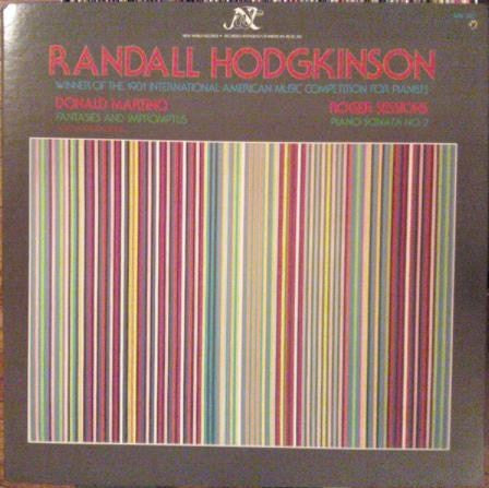 Randall Hodgkinson - Donald Martino / Roger Sessions : Fantasies And Impromptus / Piano Sonata No. 2 (LP)