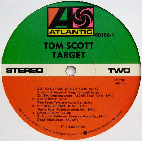 Tom Scott : Target (LP, Album, AR)