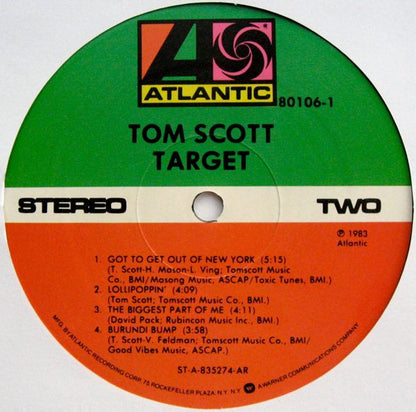 Tom Scott : Target (LP, Album, AR)