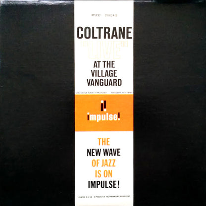 John Coltrane : "Live" At The Village Vanguard (LP, Album, RE, Gat)