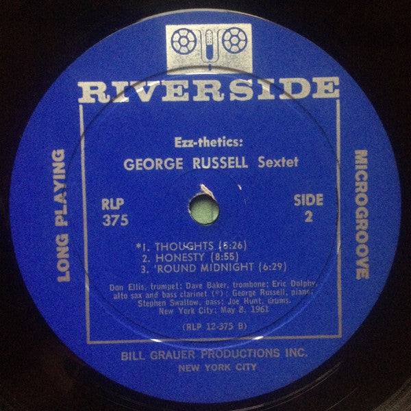 The George Russell Sextet : Ezz-thetics (LP, Album, Mono)