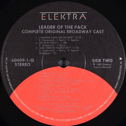 Various : Leader Of The Pack (Original Broadway Cast) (2xLP, Album, Gat)